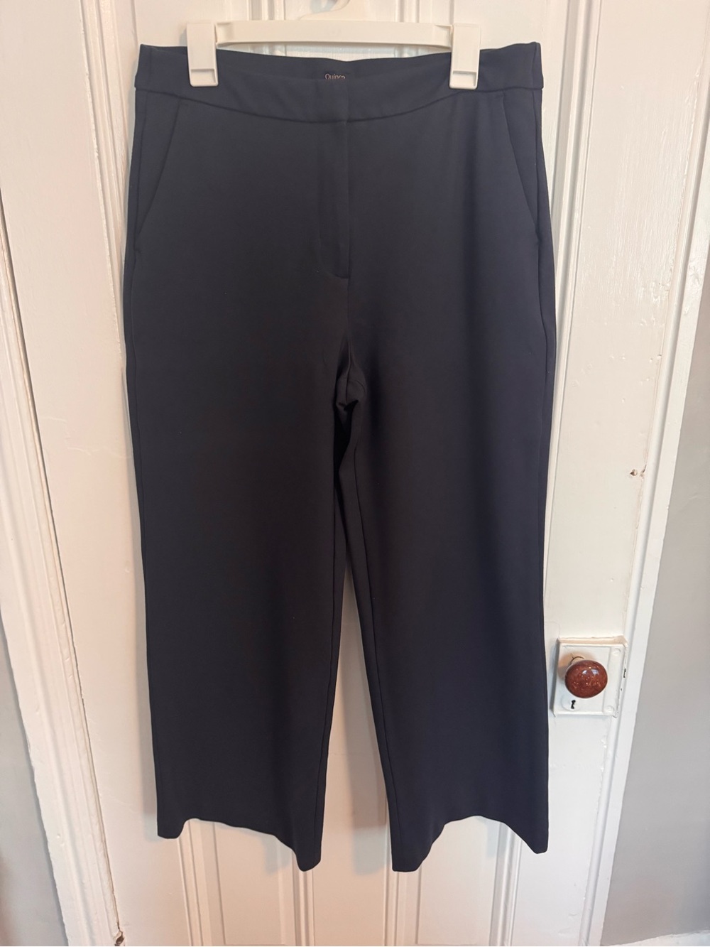 Quince Wide-Leg Pants in Black